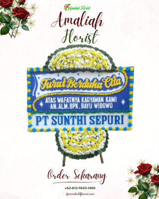 Papan Bunga Duka di Citamiang