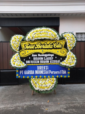 Papan Bunga Duka di Citamiang