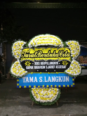 Papan Bunga Duka di Citamiang